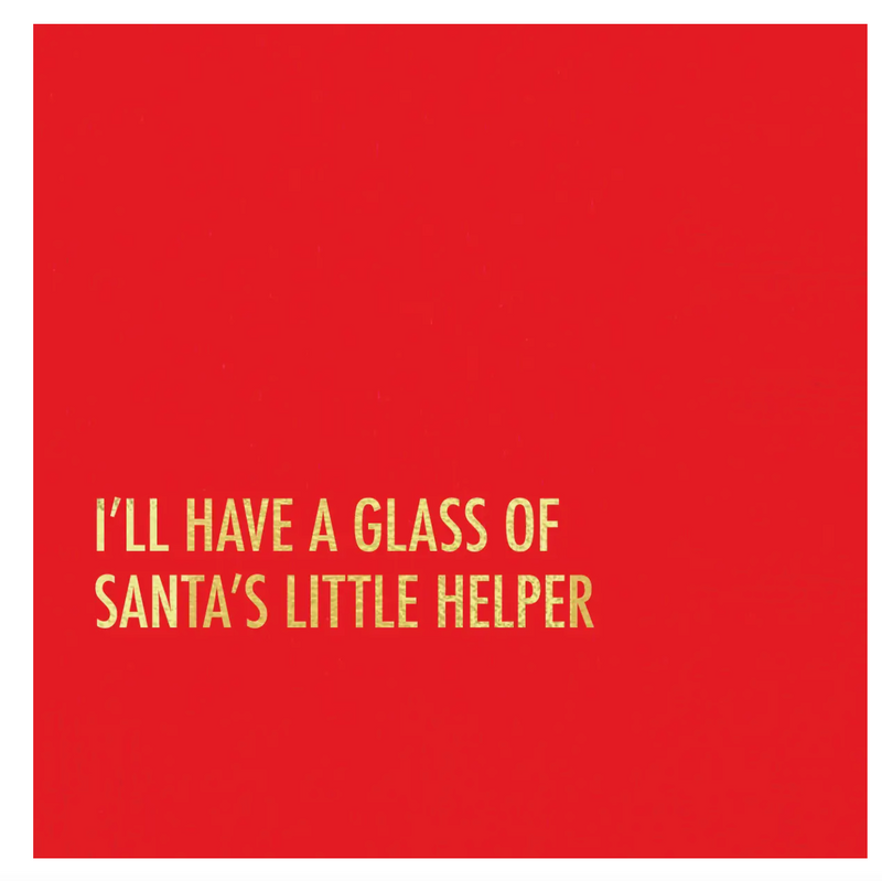 Santa Helper : paper Holiday Napkin