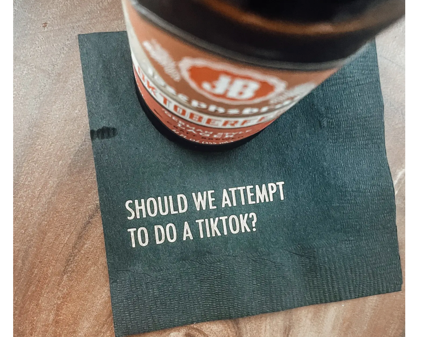 tiktok: paper Napkin