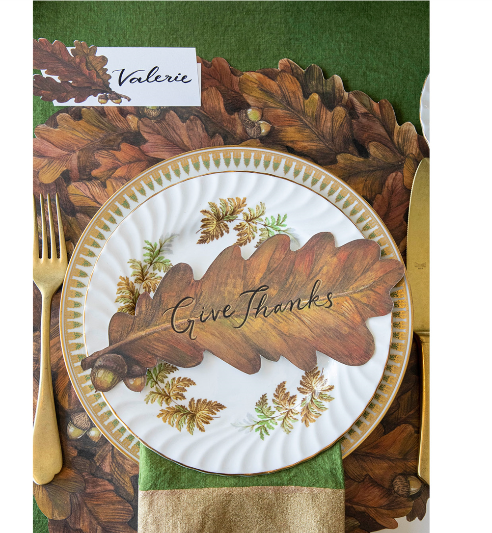 autumn leaf : accent card