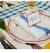 red Frame:  place cards