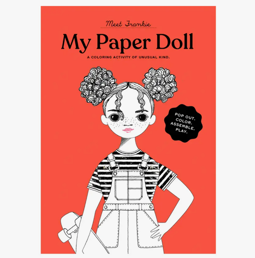 Frankie Coloring Paper Doll Kit