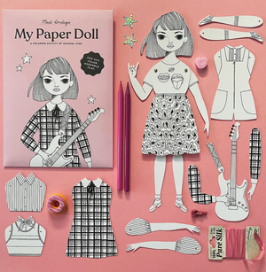 Indigo Coloring Paper Doll Kit