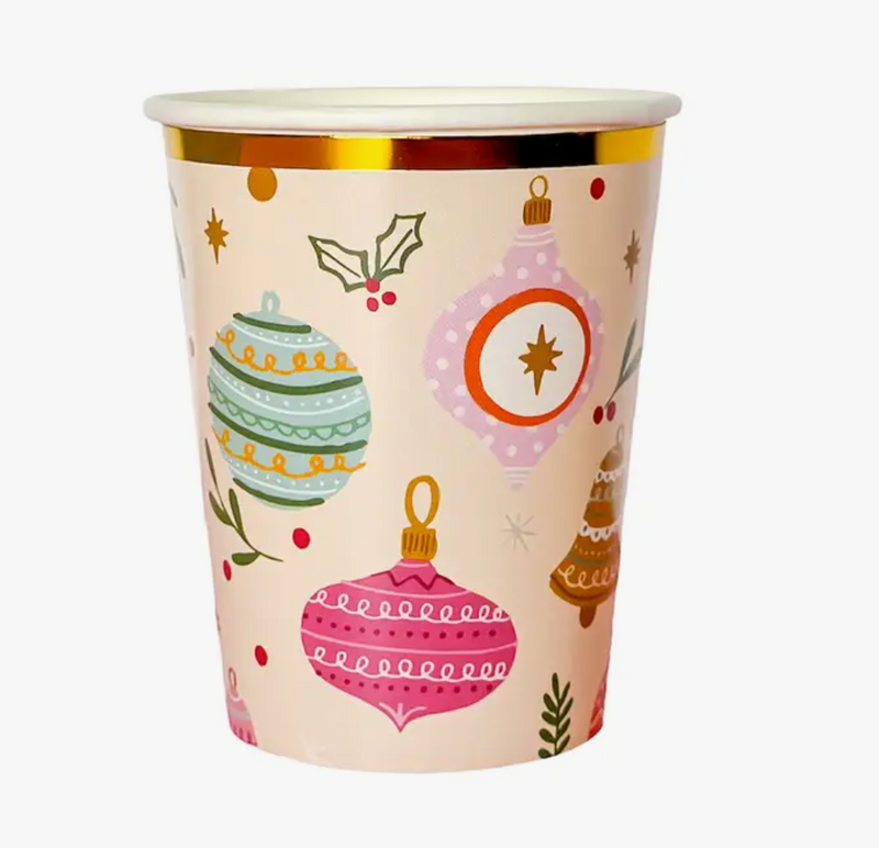 Christmas paper cups