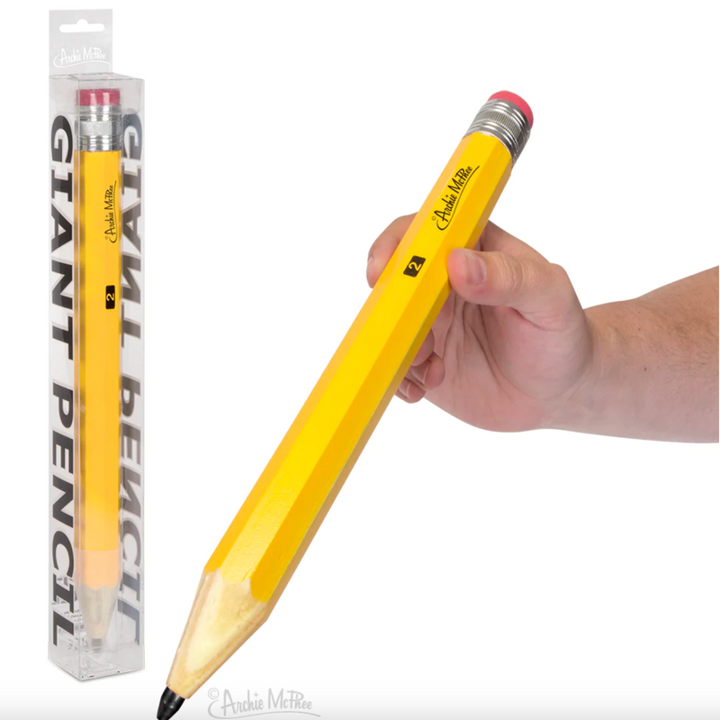 giant wooden pencil