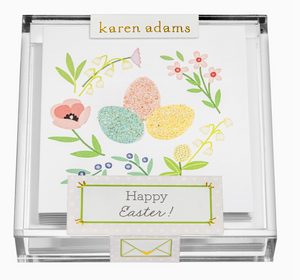 easter egg glitter gift enclosure cards