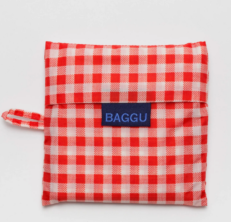 red gingham : BAGGU bag