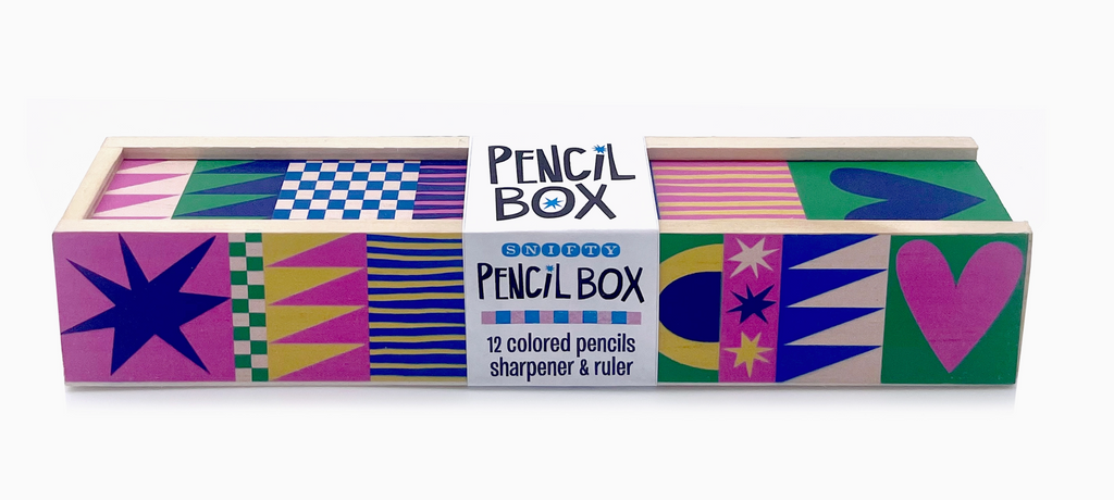 geo love pencils + box