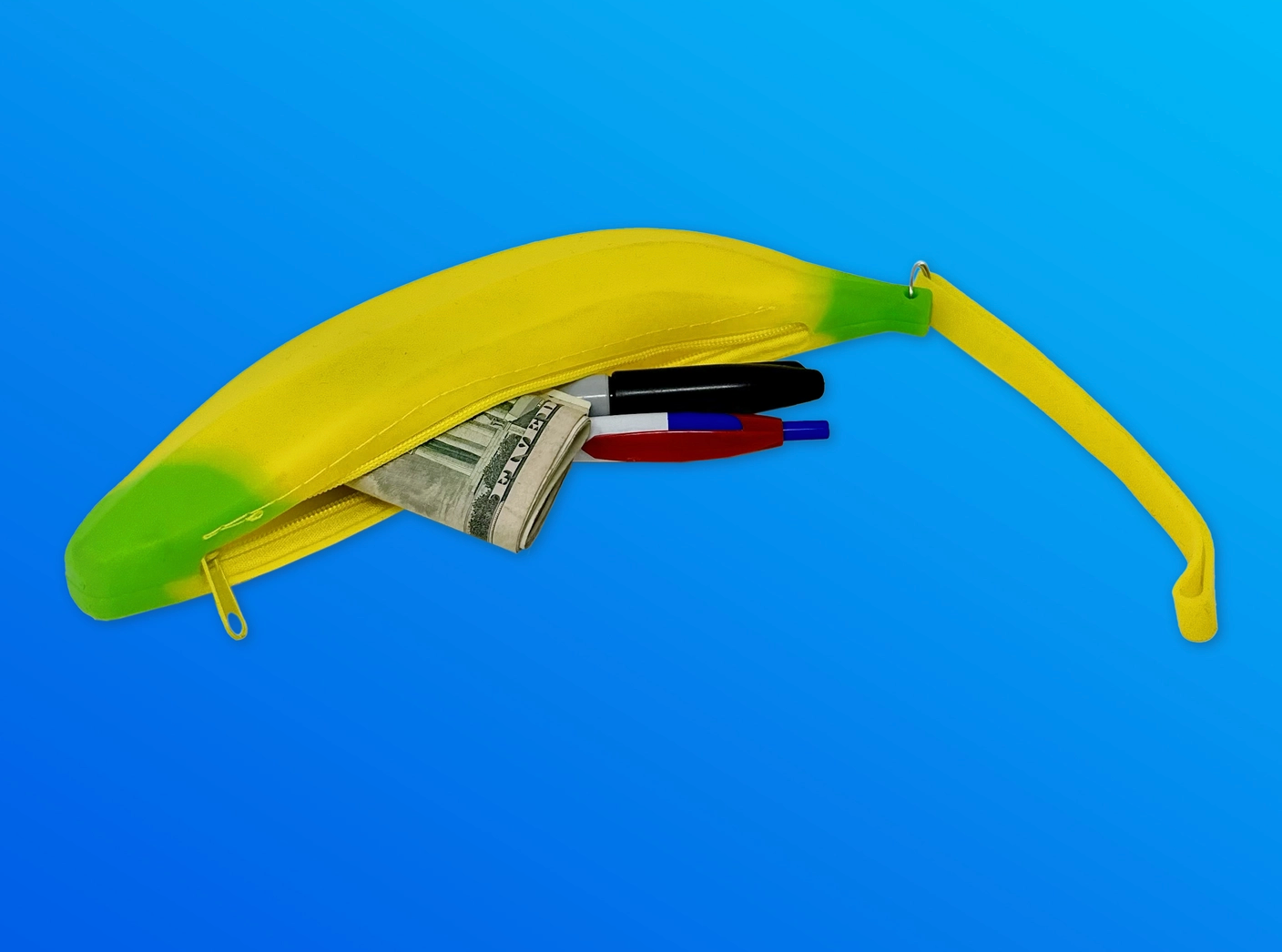 Banana Wristlet/ Pencil Case Bag