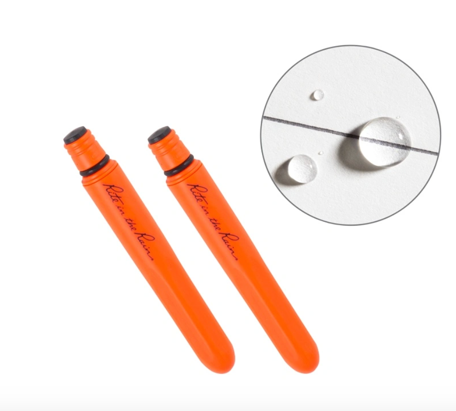 2 pack - orange all weather pen