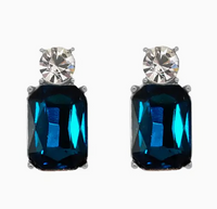 mini gem duo earrings (more colors)