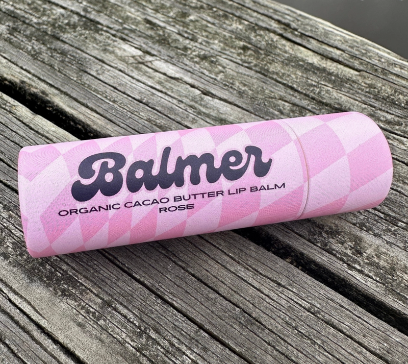 Rose Lip Balm - Balmer Cacao Butter Lip Balm