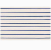 navy stripe : paper placemats