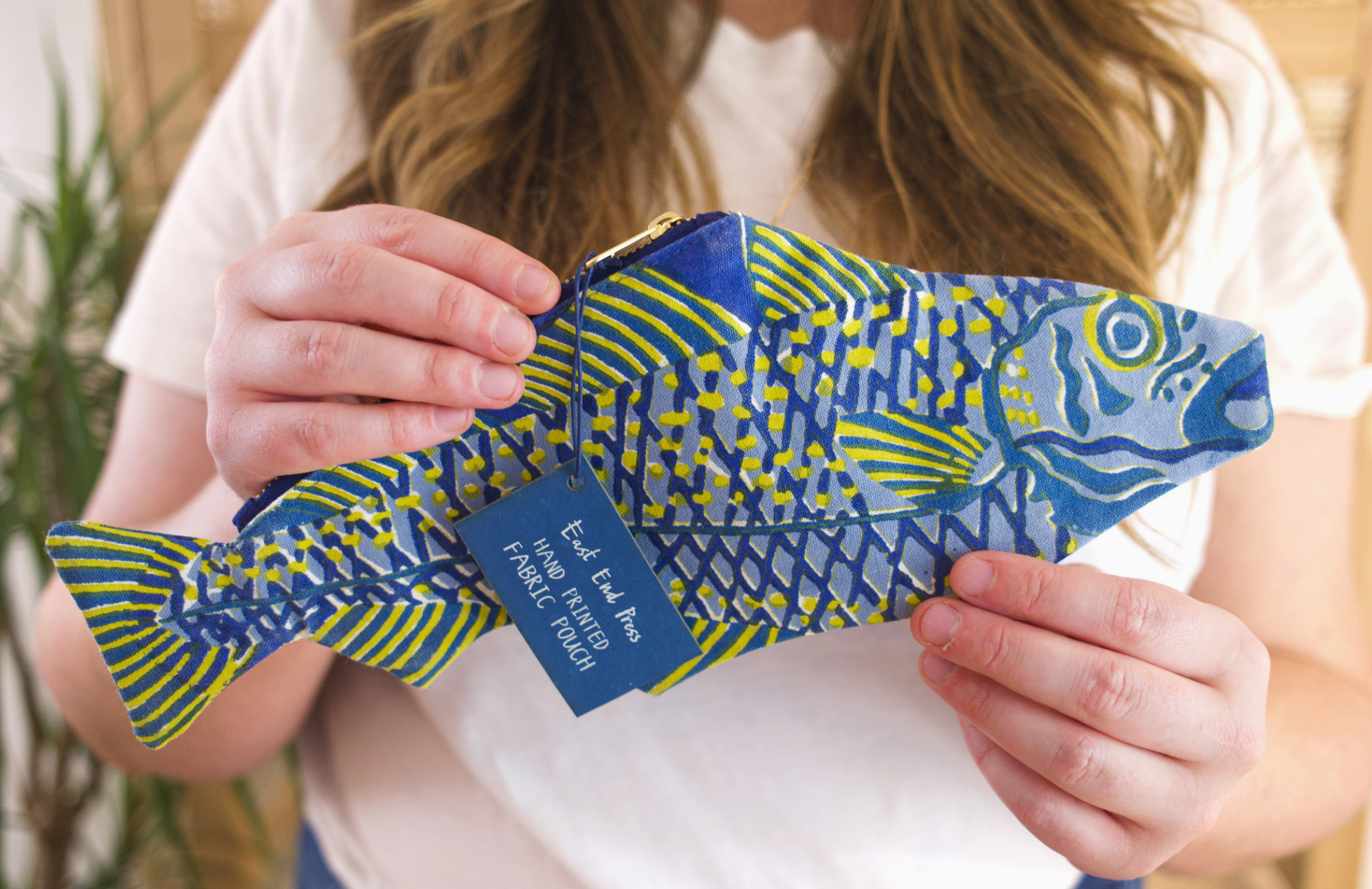 fish zipper pouch