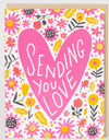 sending love greeting card