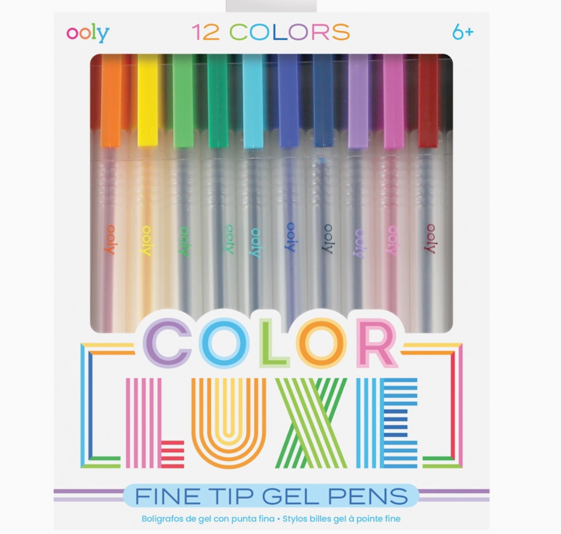 color luxe gel pens