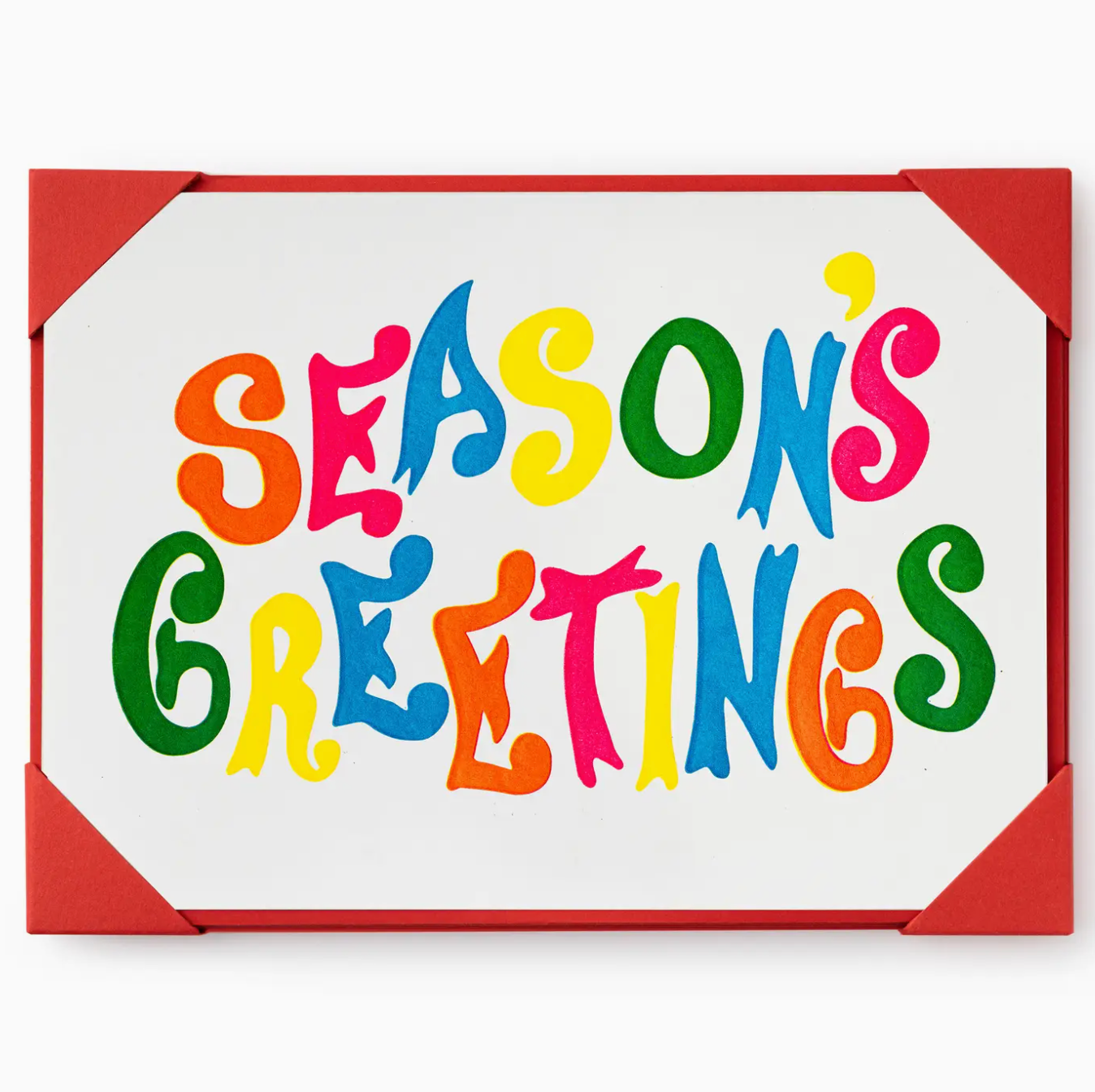 Season's Greetings | Christmas Greeting Card (+options)