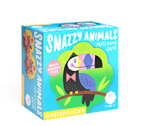 snazzy animals memory game