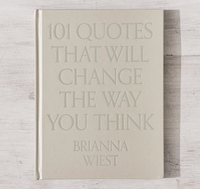 101 Quotes That Will Change the Way You Think - Table Book