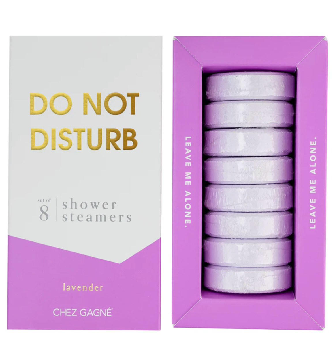 do not disturb:  Shower Steamers