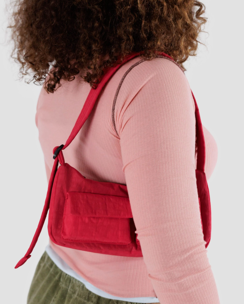 candy apple cargo shoulder bag