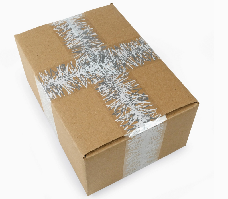 Special Delivery - Tinsel - Holiday Printed Packing Tape