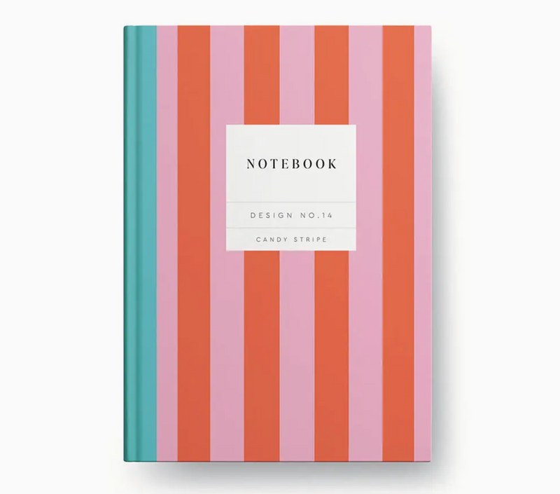 stripes notebook - hardcover