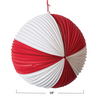 pleated, folding paper ornament ball