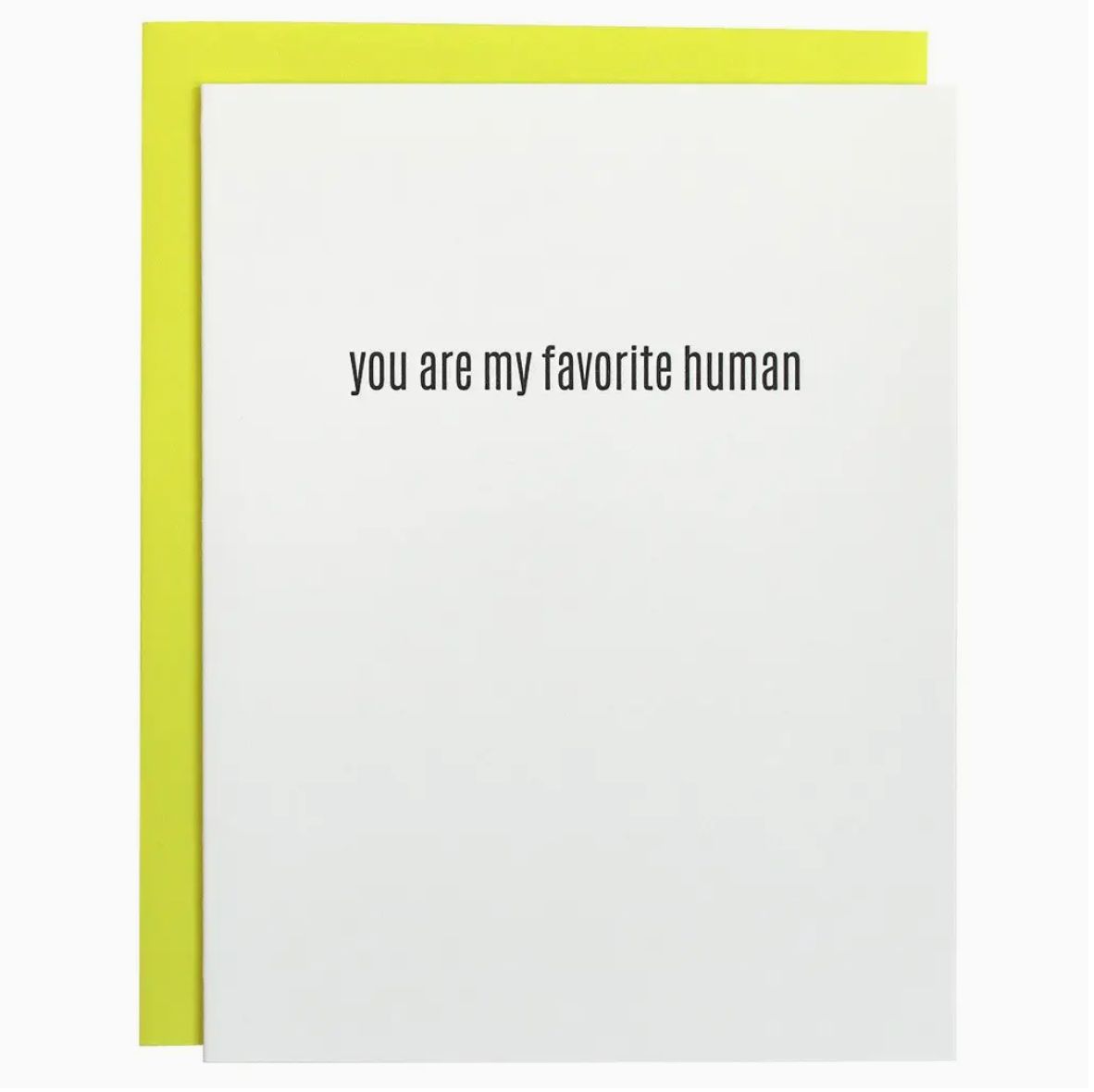 Favorite Human Greeting Card