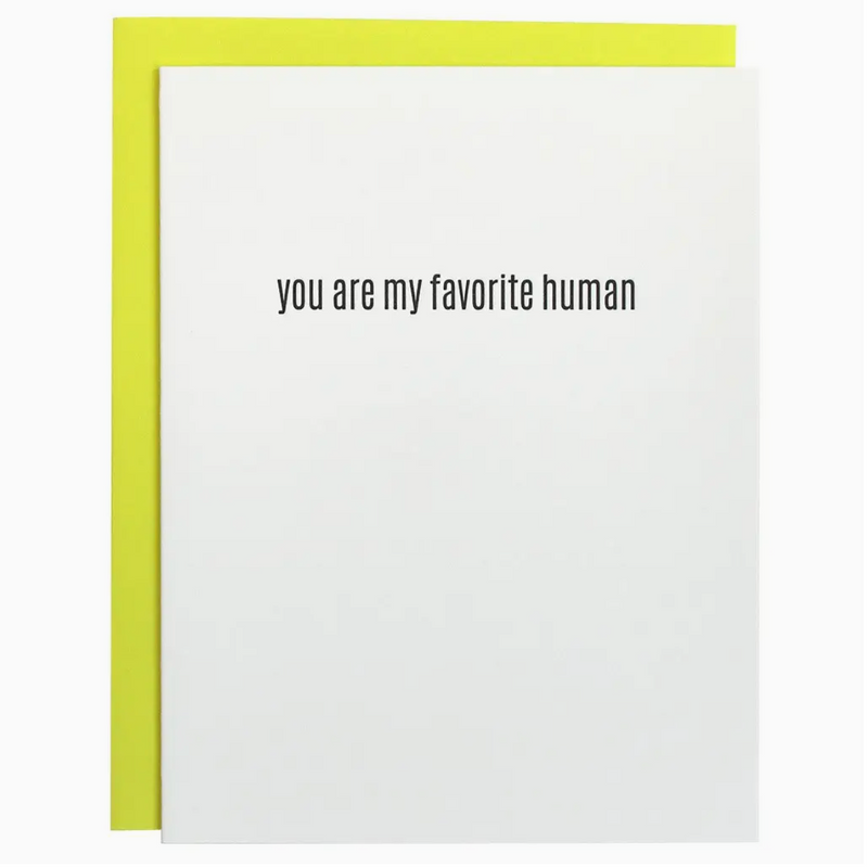 Favorite Human Greeting Card