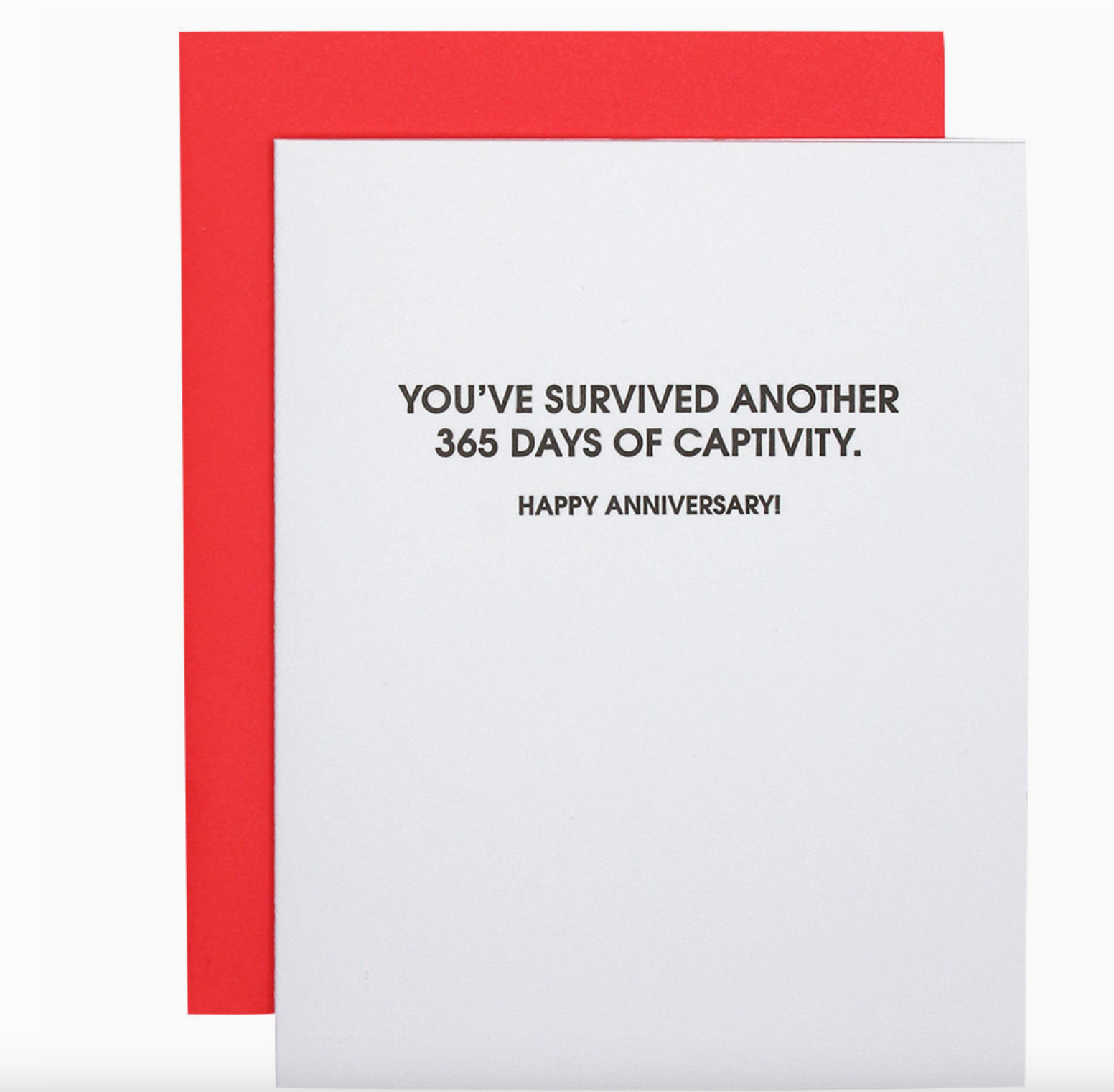 Survived Another 365 Days of Captivity Card