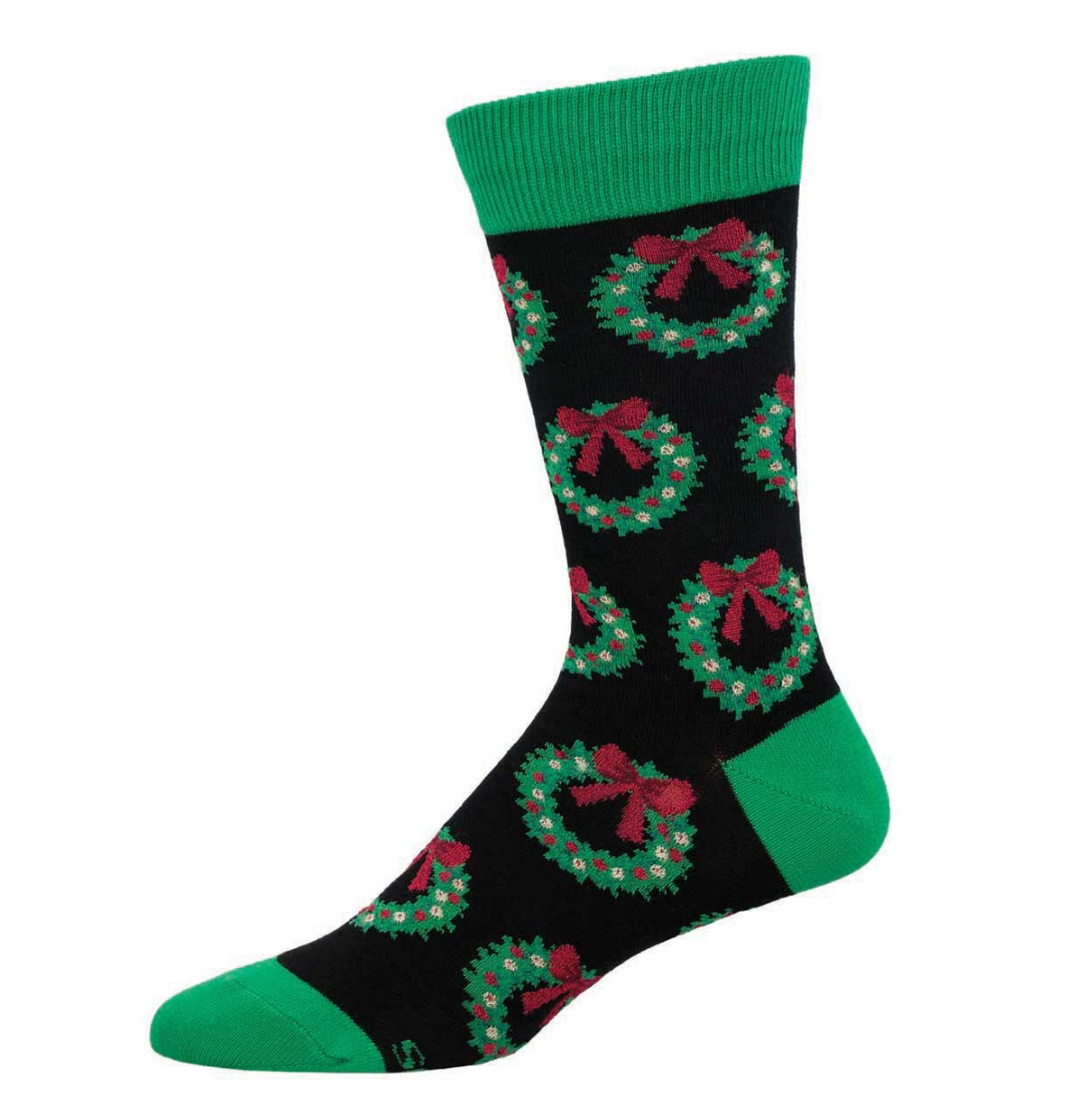 wreath Holiday socks