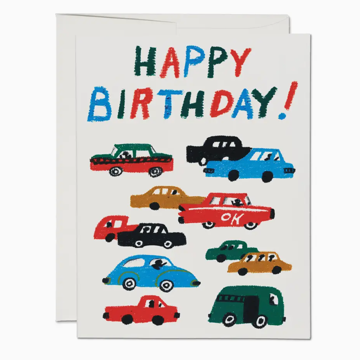 cars birthday card