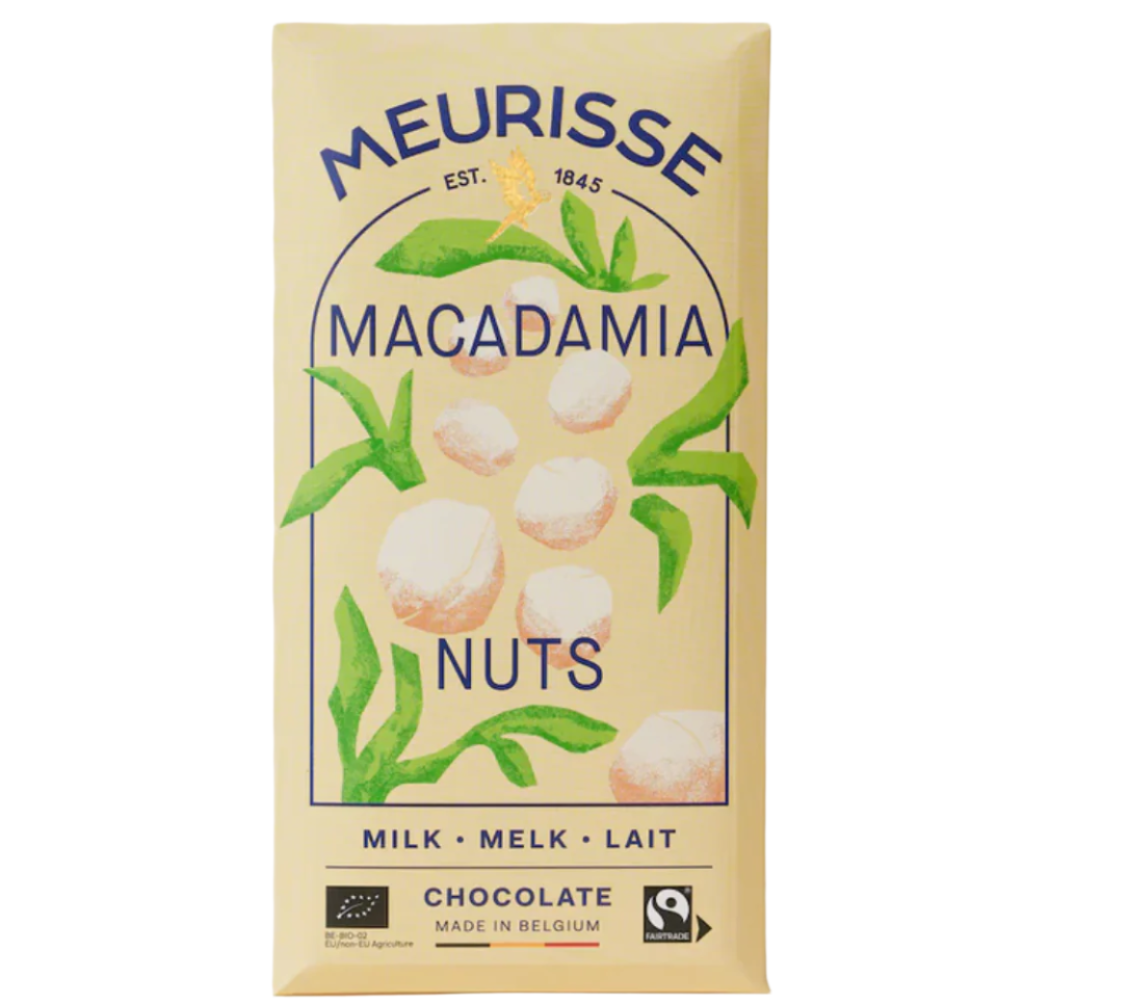 Milk chocolate with Macadamia Nuts