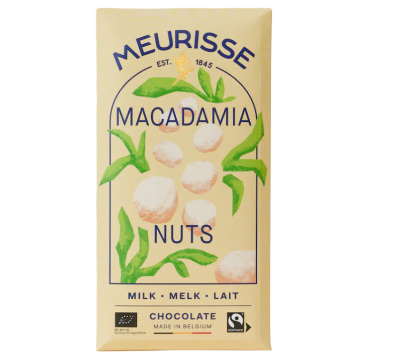 Milk chocolate with Macadamia Nuts