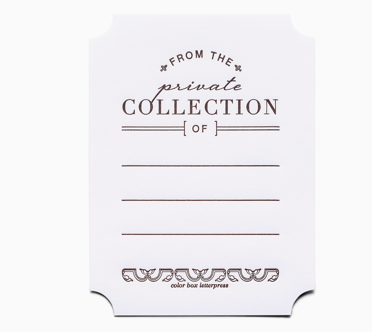 Bookplates | Private Collection | Set of 4