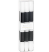 stripe candle set  BW