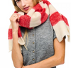 plaid/stripe: fuzzy scarf