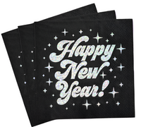 Happy New Year! Napkins - 50 Foil Napkins