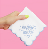 Happy Tears - Embroidered Handkerchief