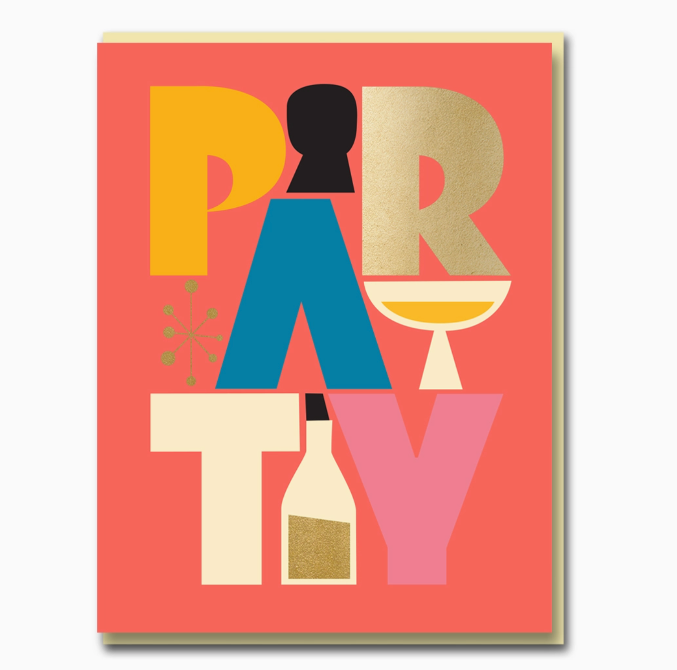 PARTY  Greeting Card By Bureau Alice