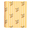 floral stripe:  Rough draft  notebook