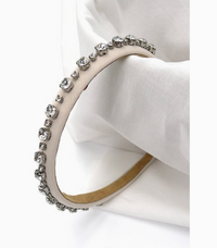 Rhinestone Embellished Puffed Headband