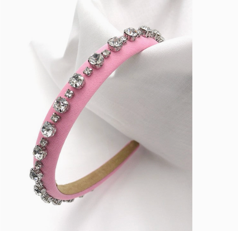 Rhinestone Embellished Puffed Headband