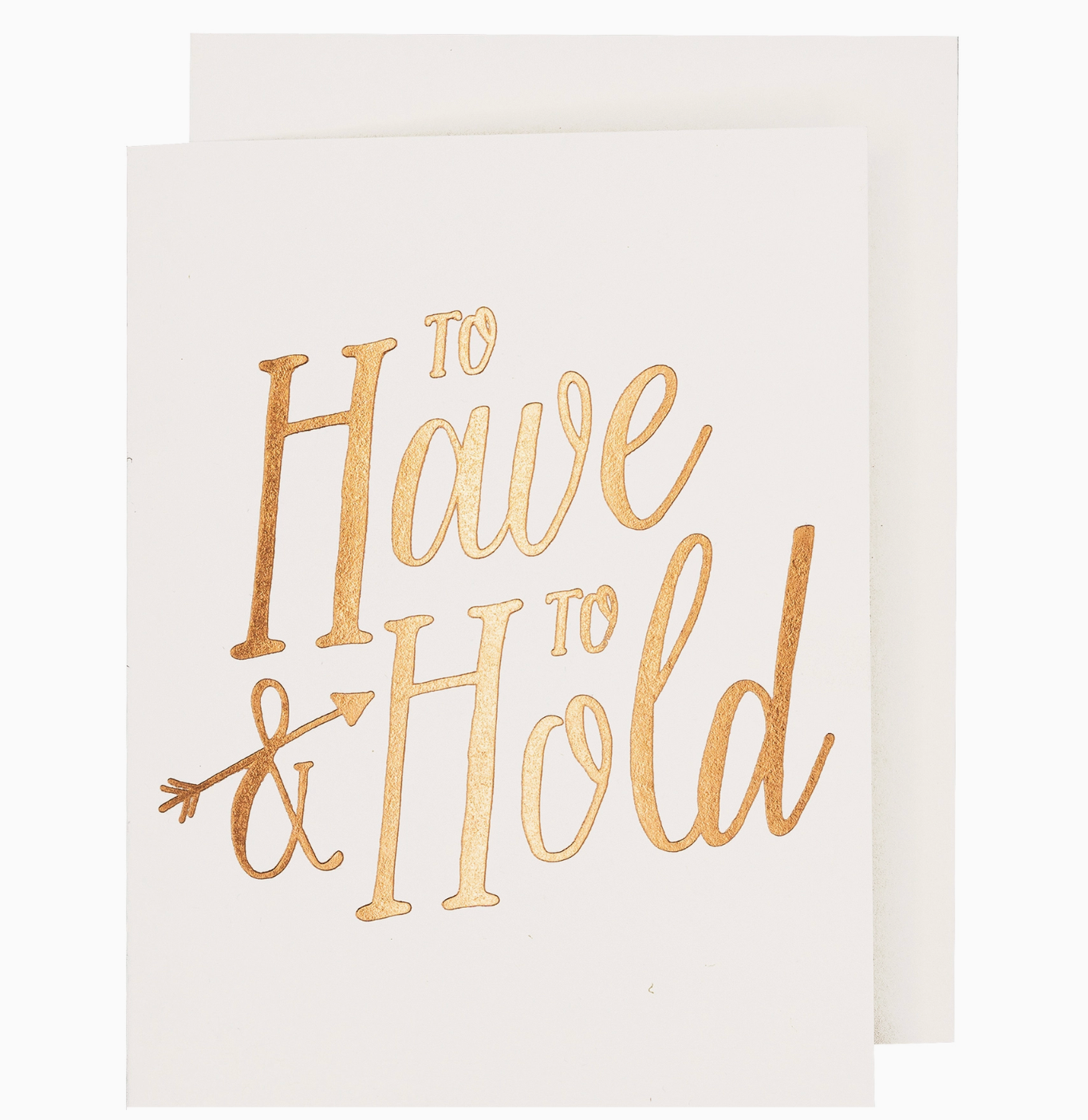 have & hold greeting card
