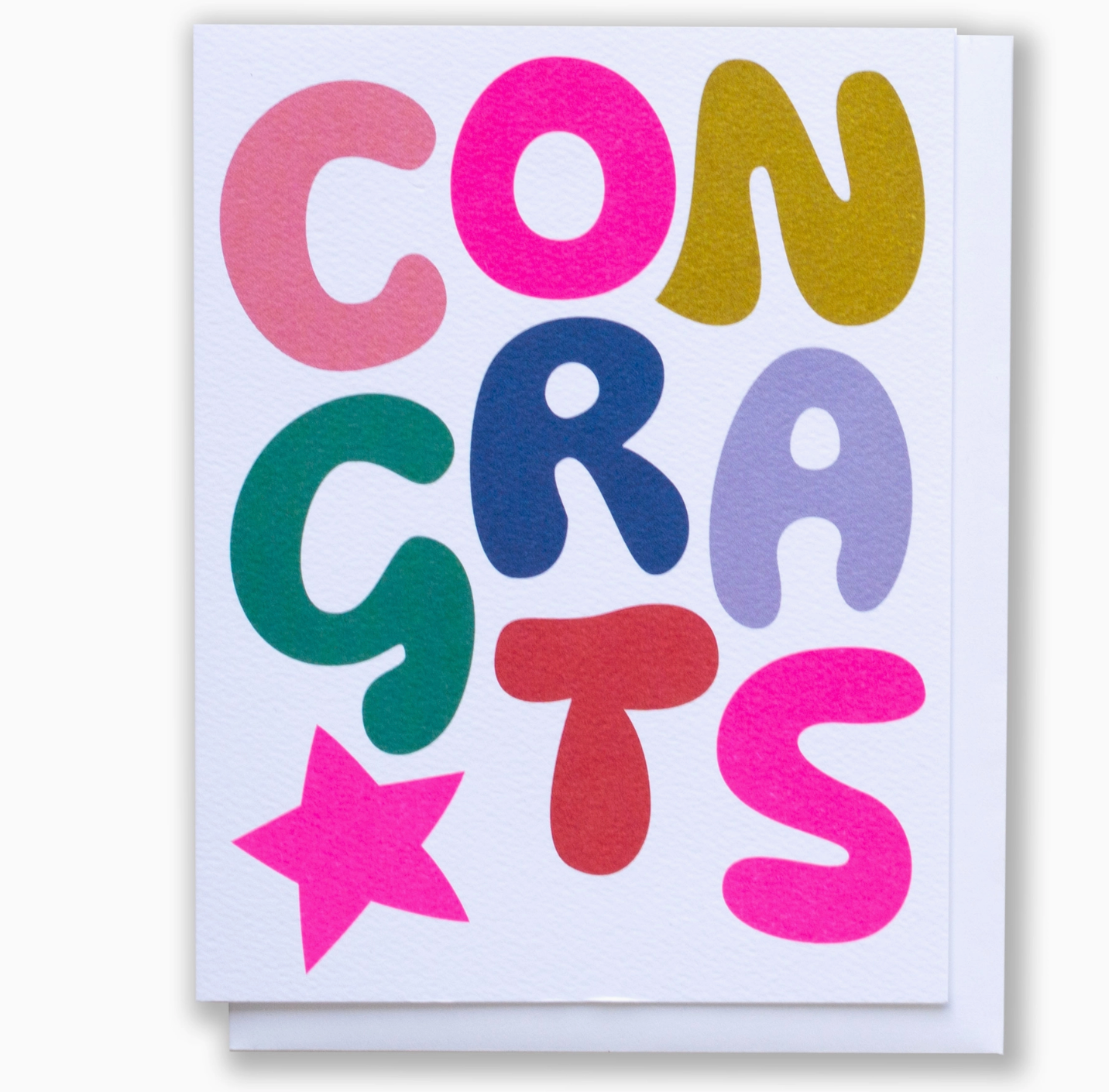 congrats bubble card