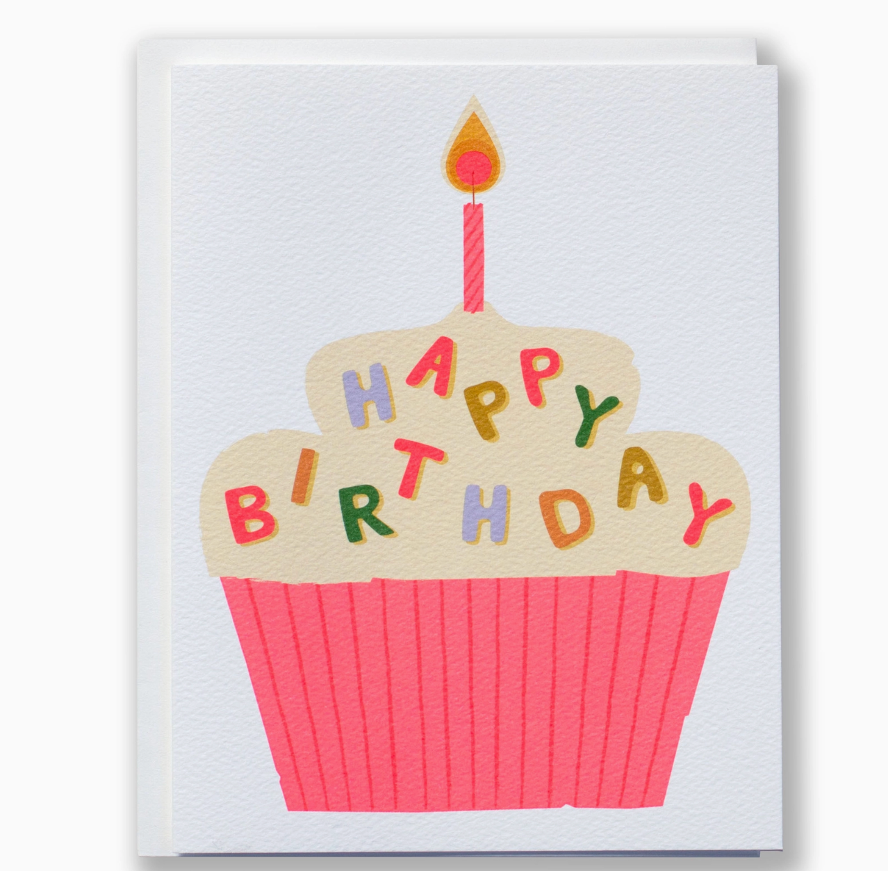 cupcake birthday greeting card