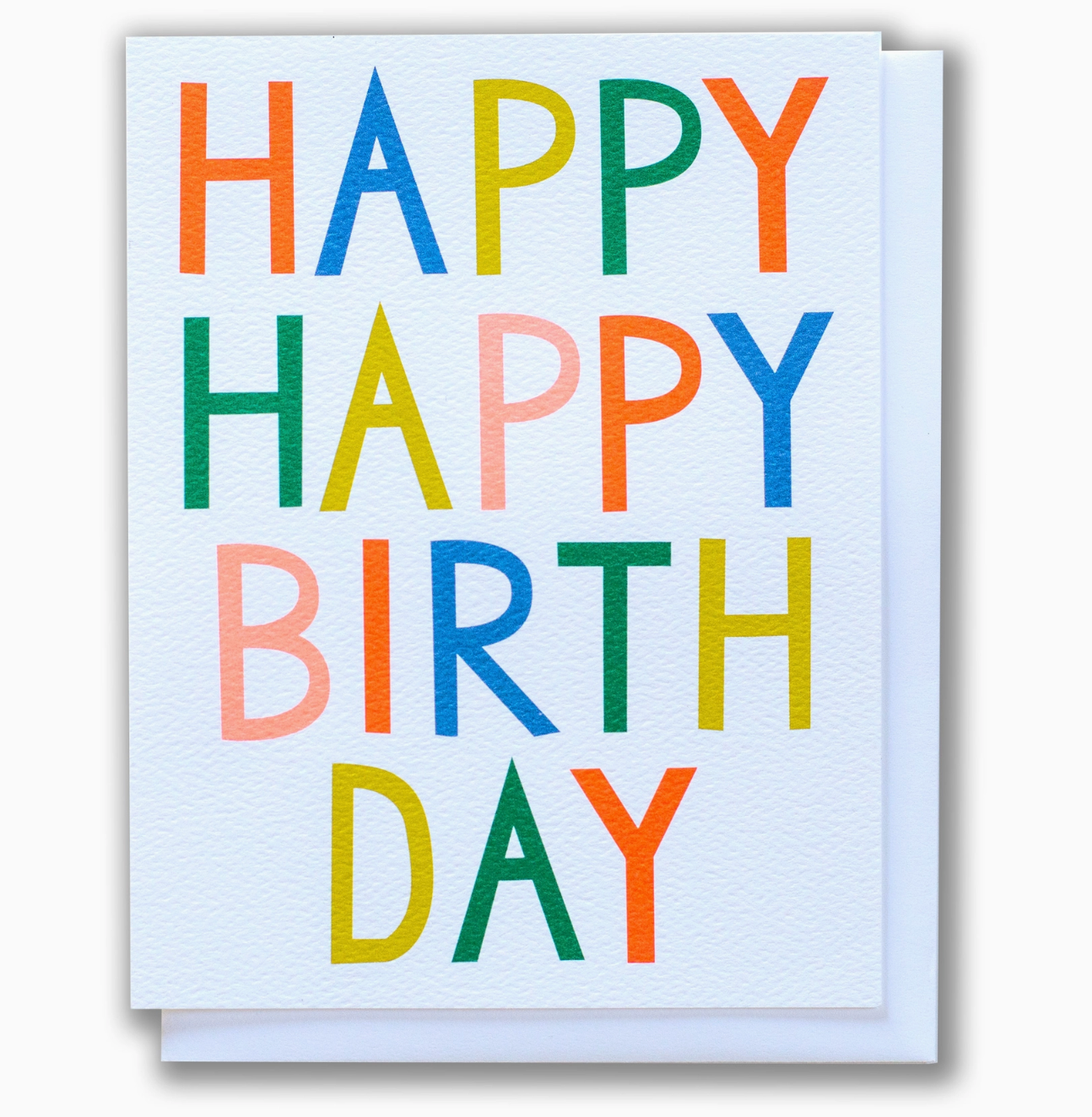Happy Happy birthday greeting card