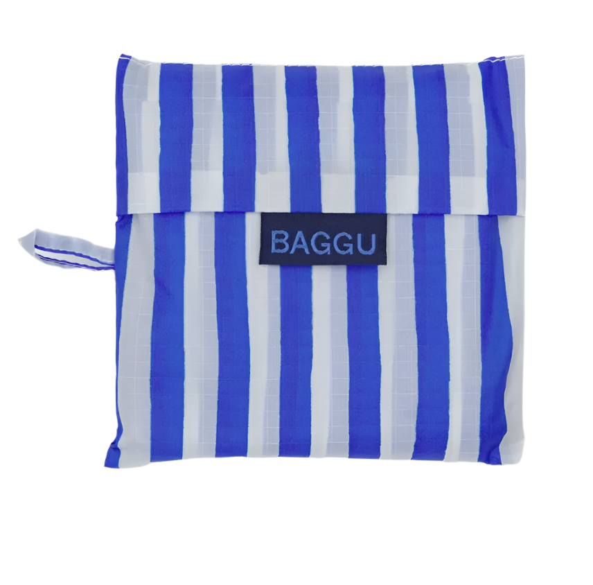 blue stripe : BAGGU bag