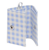 snap wallet; gingham