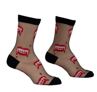 bite me: sheer crew sox